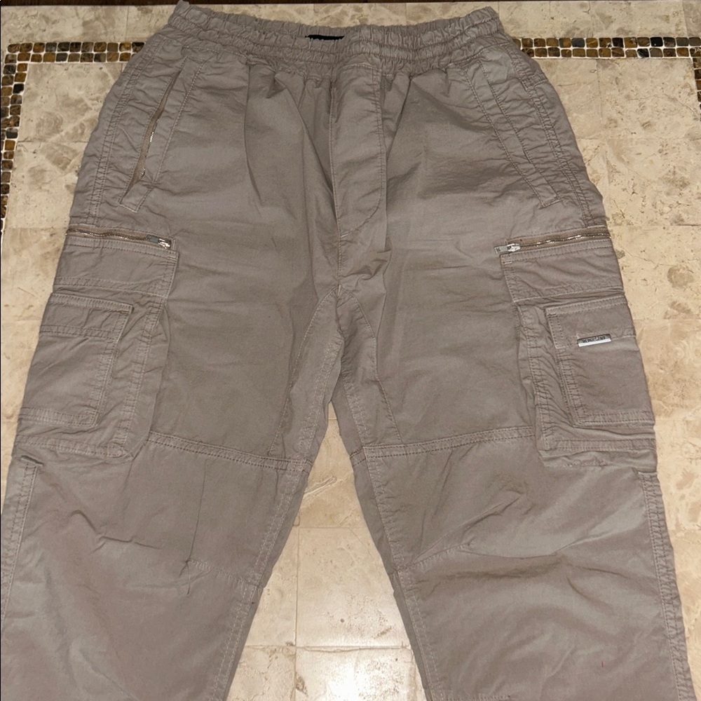 Represent Cargo Pants Elastic Drawstring Waist Co… - image 3